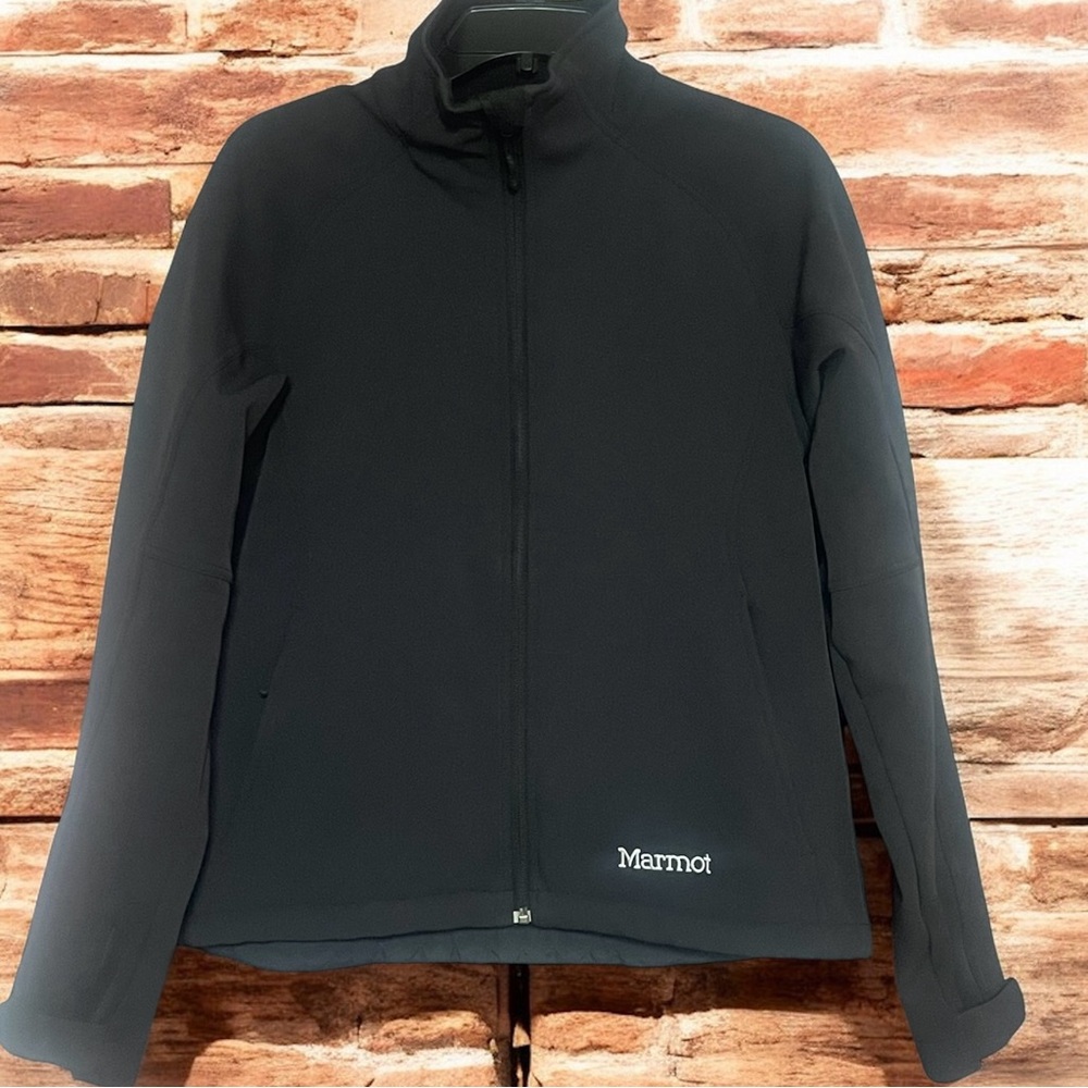 Marmot Black Softshell Jacket - image 1